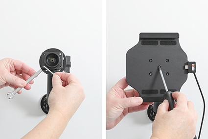 Brodit Aktiv holder til fast installation, Apple iPad Mini 6th Gen (A2567, A2568, A2569)/7th Gen 2024 (A2995, A2996)