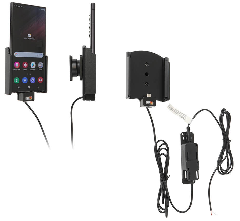 Brodit Aktiv holder til fast installation, Samsung Galaxy S22 Ultra 5G (SM-S908B/SM-S908B/DS) 