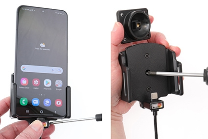 Brodit Aktiv holder til fast installation, Samsung Galaxy S22 5G SM-S901B/SM-S901B/DS 