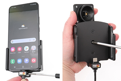 Brodit Aktiv holder til fast montering, Samsung Galaxy S22+ 5G (SM-S906B/SM-S906B/DS) 