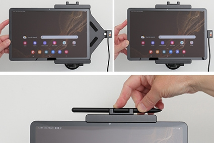 Brodit Aktiv holder til fast installation, Samsung Galaxy Tab S8 SM-X700 