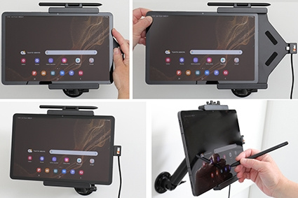 Brodit Aktiv holder til fast installation, Samsung Galaxy Tab S8 SM-X700 