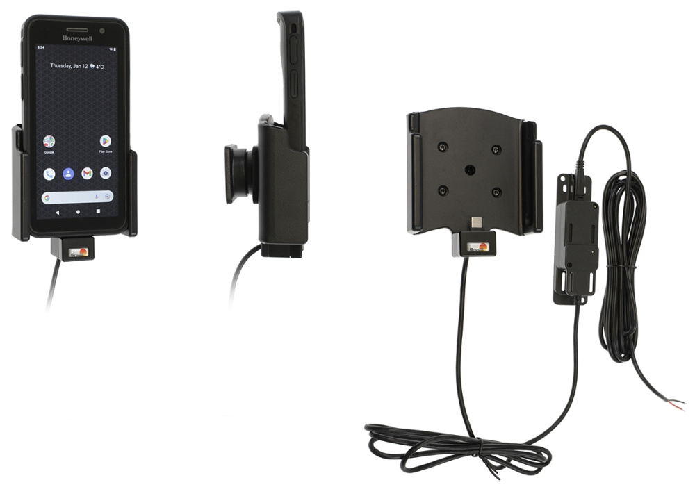 Brodit Aktiv holder til fast montering, Honeywell CT30XP/CT37