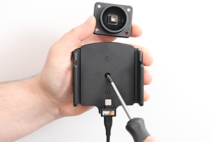 Brodit Aktiv holder til fast montering, Apple iPhone 15 Plus/15 Pro Max/16 Plus/16 Pro Max