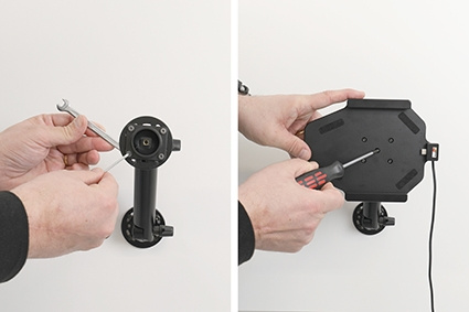 Brodit Aktiv holder til fast installation, Samsung Galaxy Tab A9 SM-X110/SM-X115 