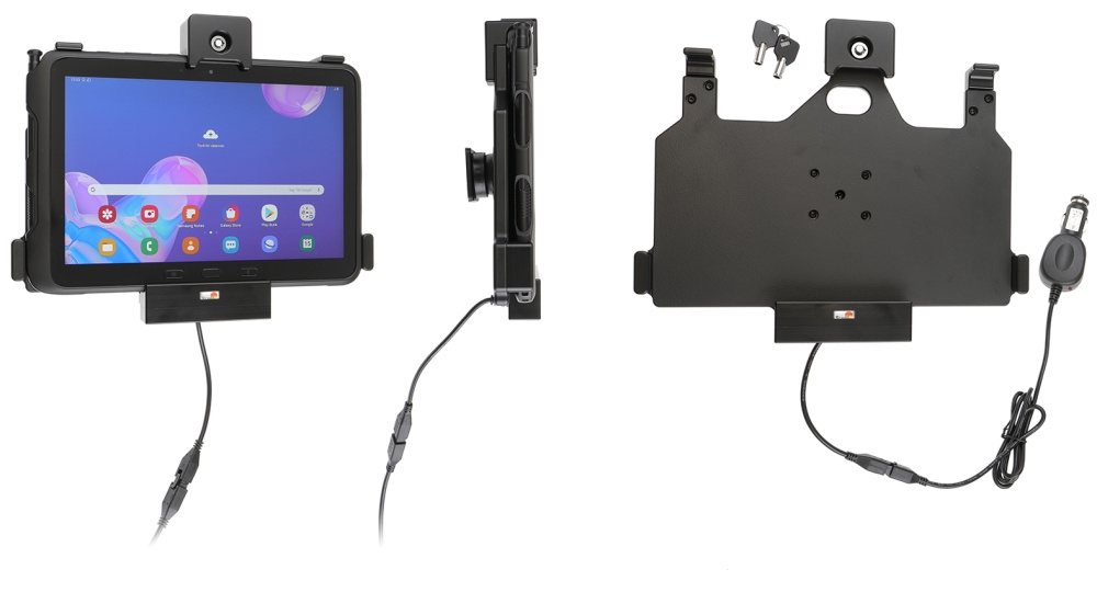 Brodit Holder med nøglelås, Samsung Galaxy Tab Active Pro T540/T545/T547/T547U 