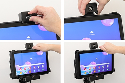 Brodit Holder med nøglelås, Samsung Galaxy Tab Active Pro T540/T545/T547/T547U 