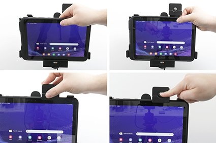 Brodit Holder med nøglelås, Samsung Galaxy Tab Active 4 Pro SM-T630/SM-T636 