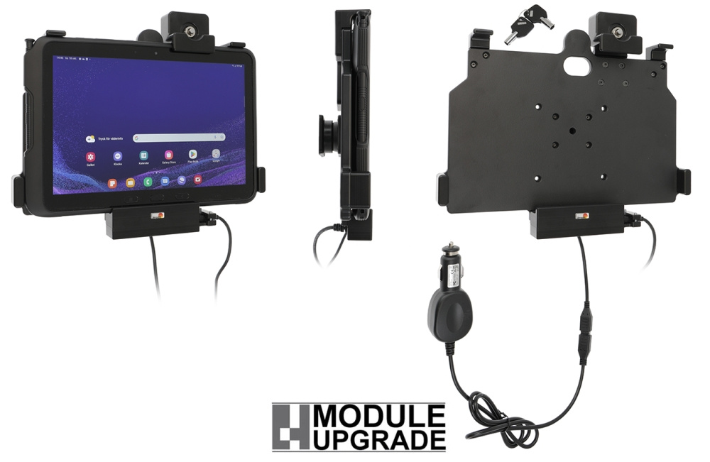 Brodit Holder med nøglelås, Samsung Galaxy Tab Active 4 Pro SM-T630/SM-T636 