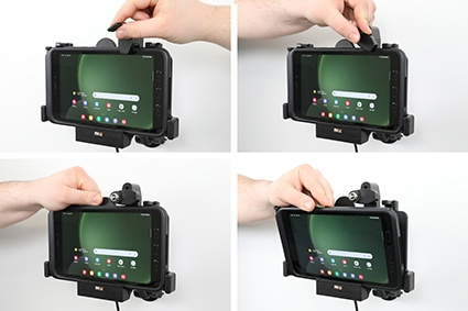 Brodit Holder med nøglelås, Samsung Galaxy Tab Active 3 SM-T570/SM-T575/5 SM-X300/SM-X306B