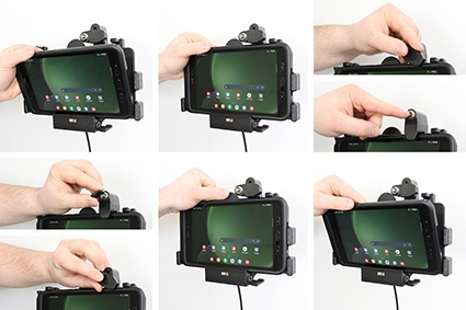 Brodit Holder med nøglelås, Samsung Galaxy Tab Active 3 SM-T570/SM-T575/5 SM-X300/SM-X306B