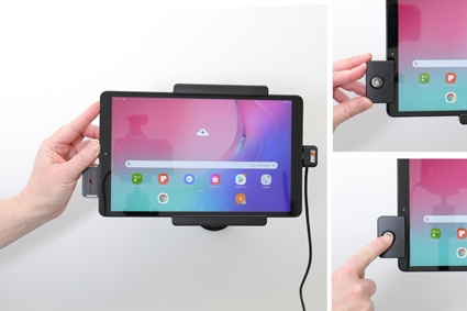Brodit Holder med nøglelås, Samsung Galaxy Tab A 10.1 (2019) SM-T510/SM-T515 