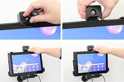 Brodit Holder med nøglelås, Samsung Galaxy Tab Active Pro T540/T545/T547/T547U 