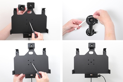 Brodit Holder med nøglelås, Samsung Galaxy Tab Active Pro T540/T545/T547/T547U 