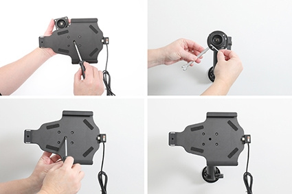 Brodit Holder med nøglelås, Apple iPad Mini 6th Gen (A2567, A2568, A2569)/7th Gen 2024 (A2995, A2996)