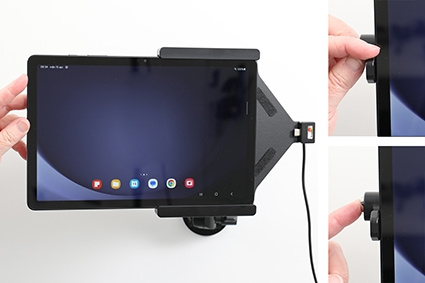 Brodit Holder med nøgle-lås, Samsung Galaxy Tab A9+ 11 SM-X210/SM-X215 LTE/SM-X216 5G 