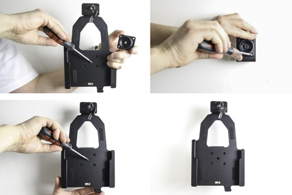 Brodit Holder med nøglelås, Samsung Galaxy Tab Active 2 SM-T390/SM-T395/3 SM-T570/SM-T575/5 SM-X300/SM-X306B