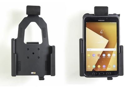 Brodit Holder med fjederlås, Samsung Galaxy Tab Active 2 SM-T390/SM-T395/3 SM-T570/SM-T575/5 SM-X300/SM-X306B