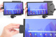 Brodit Holder med fjederlås, Samsung Galaxy Tab A7 10.4 (2020) SM-T500/SM-T505  Brodit Holder med fjederlås, Samsung Galaxy Tab A7 10.4 (2020) SM-T500/SM-T505