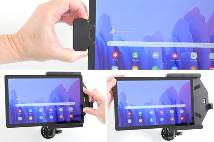 Brodit Holder med fjederlås, Samsung Galaxy Tab A7 10.4 (2020) SM-T500/SM-T505 