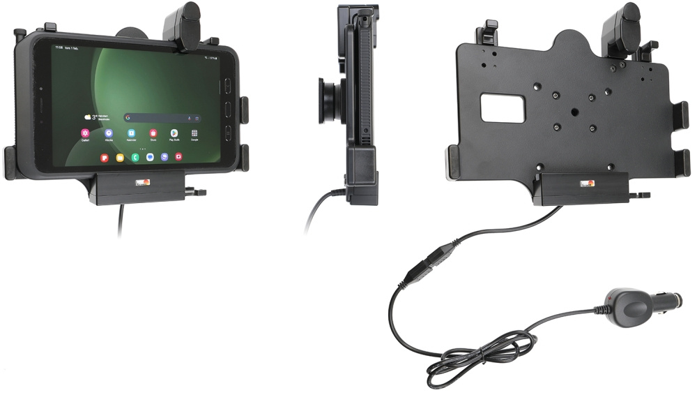 Brodit Holder med fjederlås, Samsung Galaxy Tab Active 3 SM-T570/SM-T575/5 SM-X300/SM-X306B