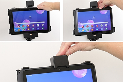 Brodit Holder med fjederlås, Samsung Galaxy Tab Active Pro T540/T545/T547/T547U 