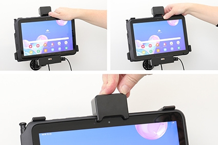 Brodit Holder med fjederlås, Samsung Galaxy Tab Active Pro T540/T545/T547/T547U 