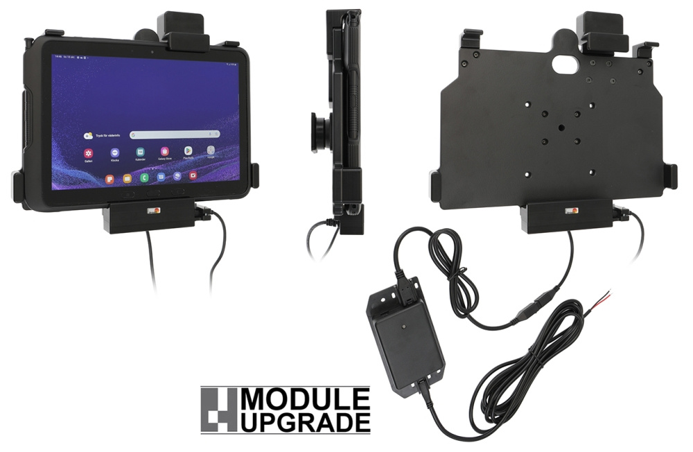 Brodit Holder med fjederlås, Samsung Galaxy Tab Active 4 Pro SM-T630/SM-T636 