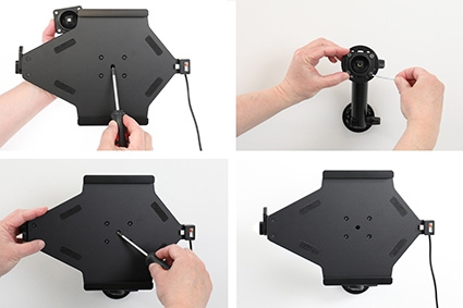 Brodit Holder med fjeder-lås, Samsung Galaxy Tab A9+ 11 SM-X210/SM-X215 LTE/SM-X216 5G 