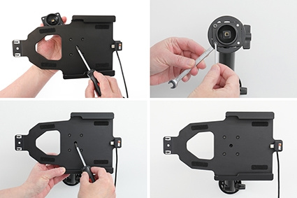 Brodit Holder med nøglelås, Samsung Galaxy Tab Active 2 SM-T390/SM-T395/3 SM-T570/SM-T575