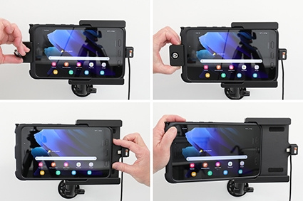 Brodit Holder med nøglelås, Samsung Galaxy Tab Active 2 SM-T390/SM-T395/3 SM-T570/SM-T575