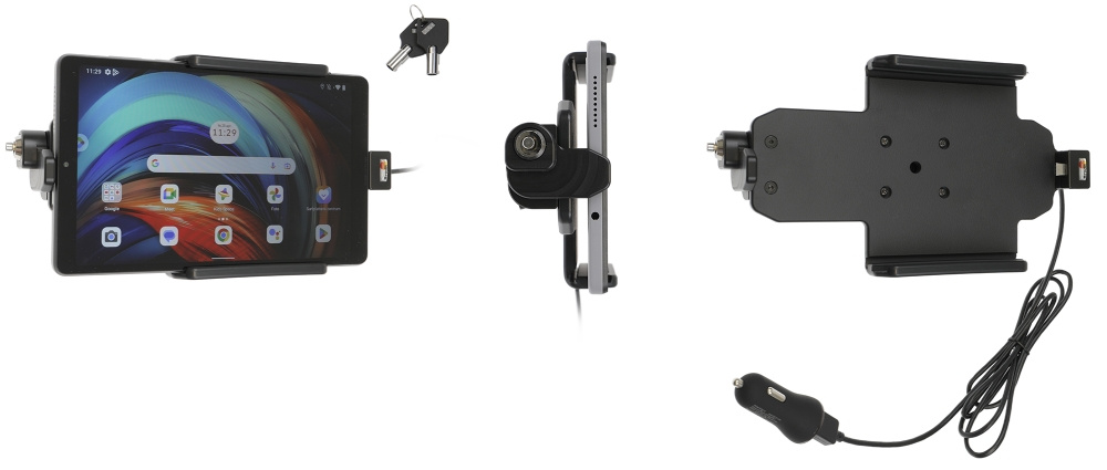 Brodit Holder med nøglelås, Lenovo Tab M8 4th Gen 