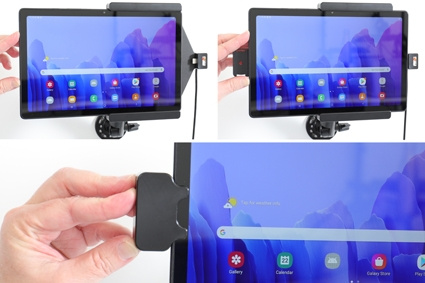 Brodit Holder med fjederlås, Samsung Galaxy Tab A7 10.4 (2020) SM-T500/SM-T505 