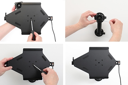 Brodit Holder med fjederlås, Samsung Galaxy Tab A9+ 11 SM-X210/SM-X215 LTE/SM-X216 5G 