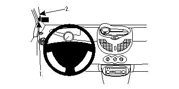 Renault Twingo 08-12, Vänster