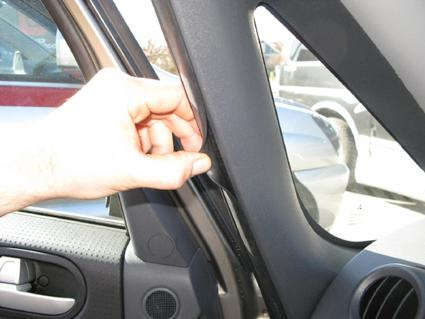 ProClip Monteringsbygel Mitsubishi Colt 09-14, Vänster