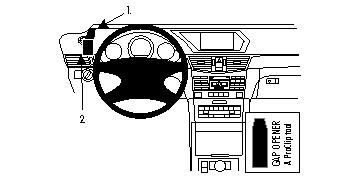 Brodit ProClip, Mercedes Benz E-Class, Sedan/Stationwagon 09-16