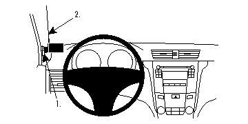 ProClip Monteringsbygel Suzuki Kizashi 10-15, Vänster