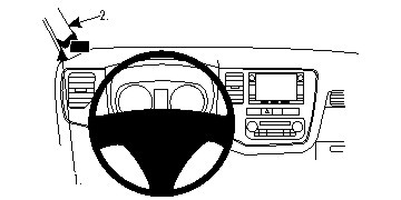 Brodit ProClip, Mitsubishi Outlander 13-21