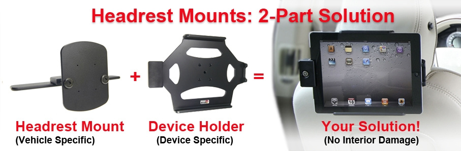 Brodit nakkestøttebeslag, Volvo V70 97-18