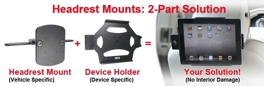 Brodit nakkestøttebeslag, Volvo XC90 02-14