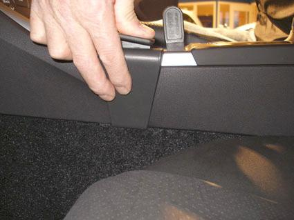 Lexus IS Serie 06-13, Konsol, Manuell växling