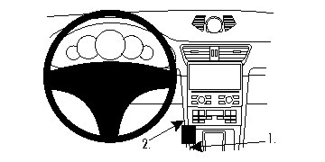 Brodit ProClip, Porsche 911/Boxster (Type 981)/Cayman (Type 981) 12-21