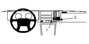 Volvo 440/460 89-96, Centrerad