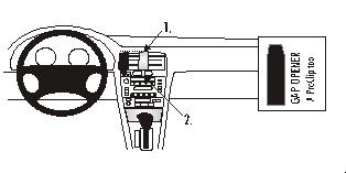 Lexus ES Serie 97-01, Centrerad