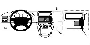 Toyota Corolla 98-99, Vinklad, Hög