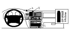 Opel Frontera 99-03, Centrerad