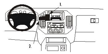 Mitsubishi Pajero 00-06, Centrerad