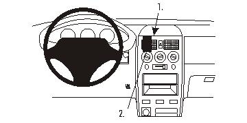 Daihatsu Sirion 02-06, Centrerad