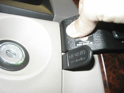 Kia Sorento 02-07, Centrerad, Brun Träpanel